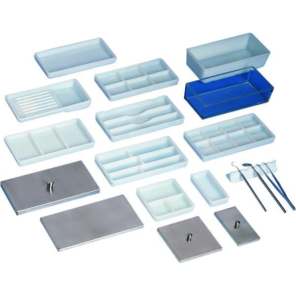 Normenschalen und Behälter aus Opal- und Klarglas