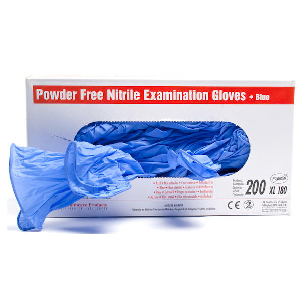 DE-Nitril-Handschuhe blau