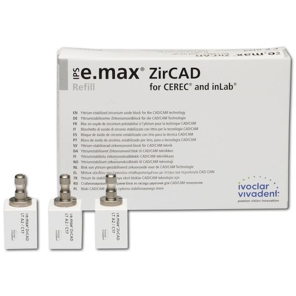 IPS e.max ZirCAD LT for CEREC C17 und B45