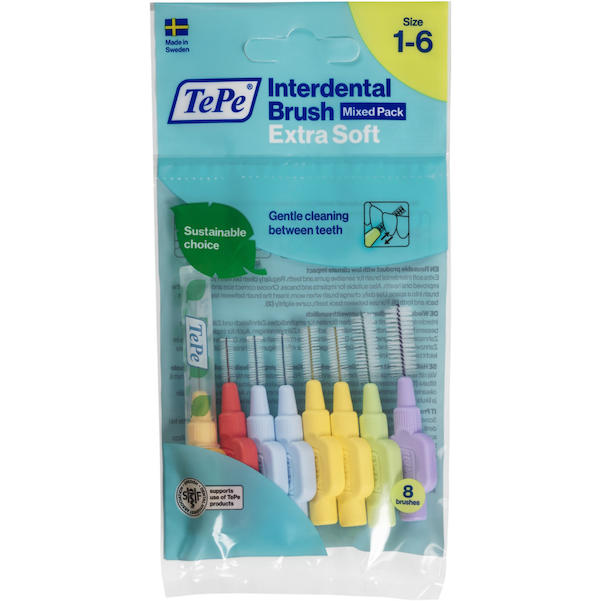 TePe Interdentalbürsten x-soft - Sortiment