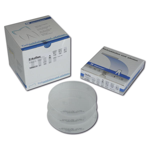 Erkoflex transparent, mit Isolierfolie, Ø 120 mm (rund)