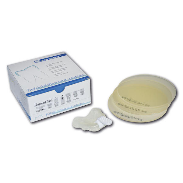 Erkoplast PLA-T transparent, Ø 120 mm (rund)