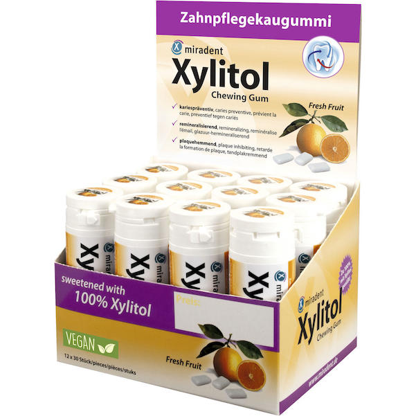 Xylitol Chewing Gums - Großpackung mit Display