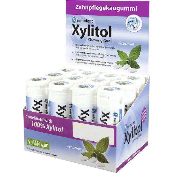 Xylitol Chewing Gums - Großpackung mit Display