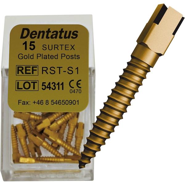 Dentatus Surtex Wurzelstifte vergoldet - Nachfüllpackung