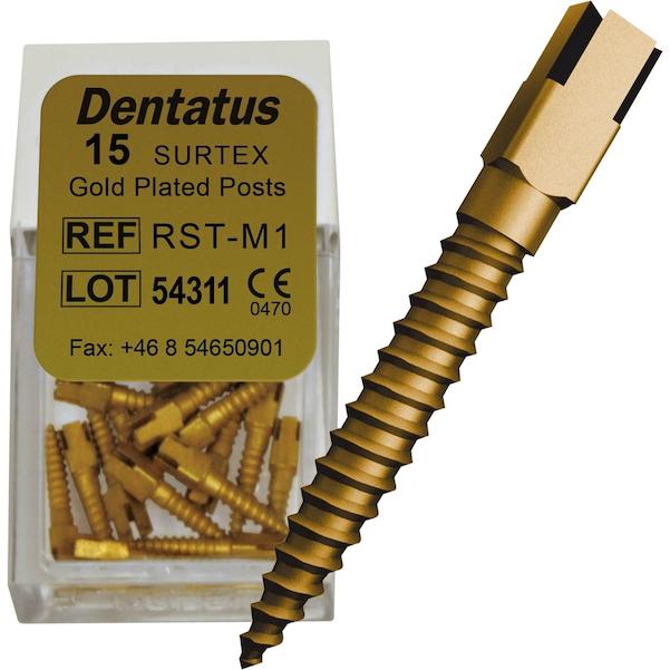Dentatus Surtex Wurzelstifte vergoldet - Nachfüllpackung