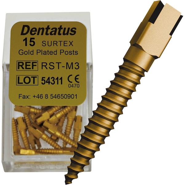Dentatus Surtex Wurzelstifte vergoldet - Nachfüllpackung