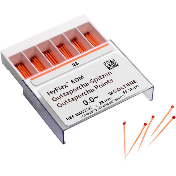HyFlex™ EDM Guttapercha Spitzen - Nachfüllpackung