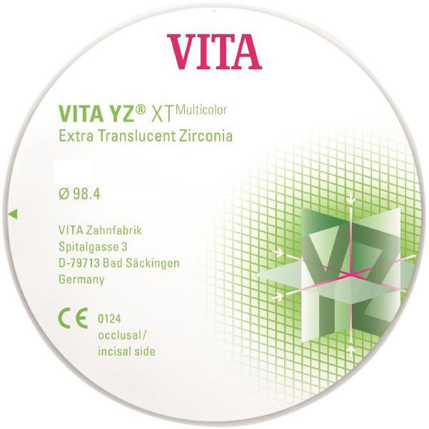 VITA YZ® XT multiColor Disc - Ø 98,4 mm