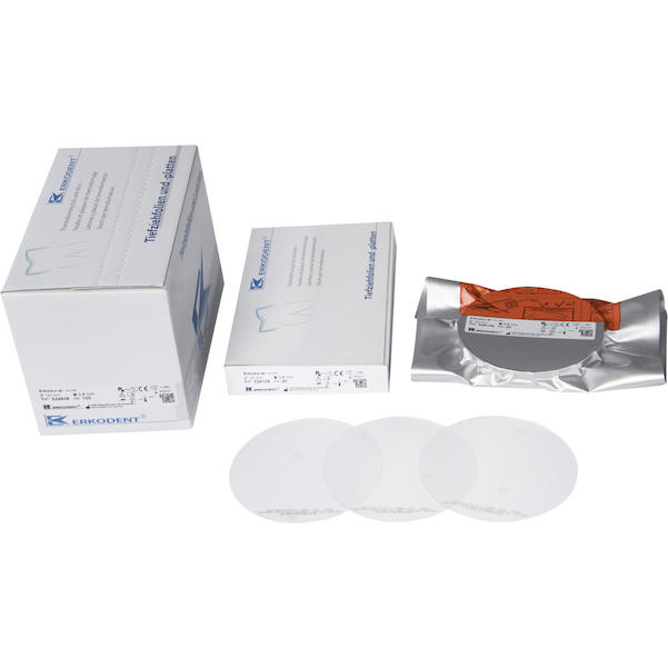 Erkodur-al klar, mit Isolierfolie, Ø 125 mm (rund)