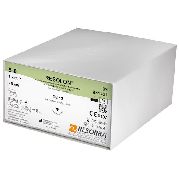 Resorba RESOLON® blau monofil - Nadeltyp DS 13