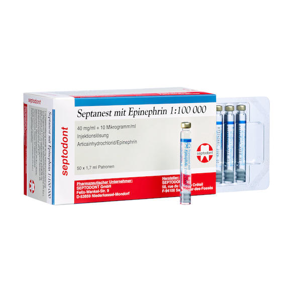 Septanest mit Epinephrin 1:100.000