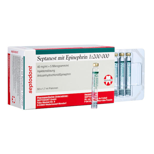 Septanest mit Epinephrin 1:200.000