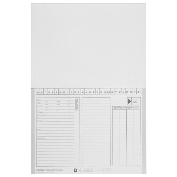 Karteimappe A4 universal weiß, DIN 821