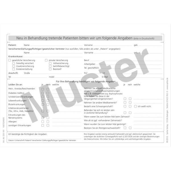 Protetischer Behandlungsplan