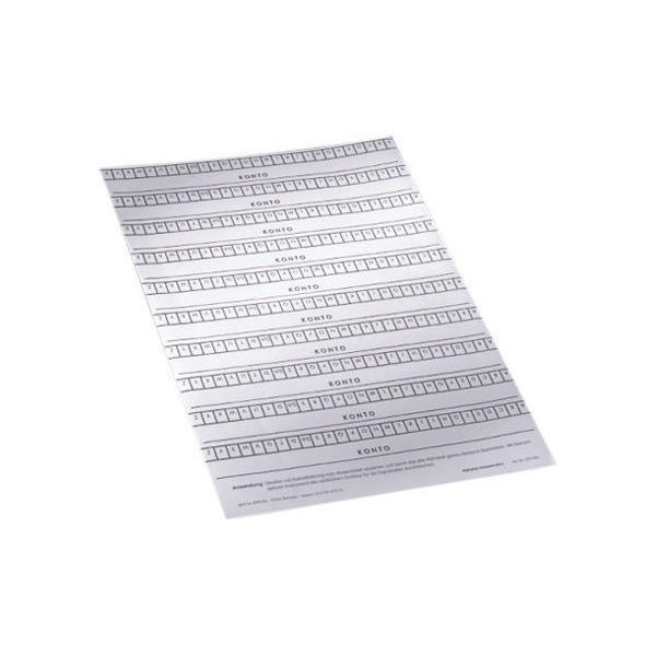 Aufkleber-Alphabetleisten