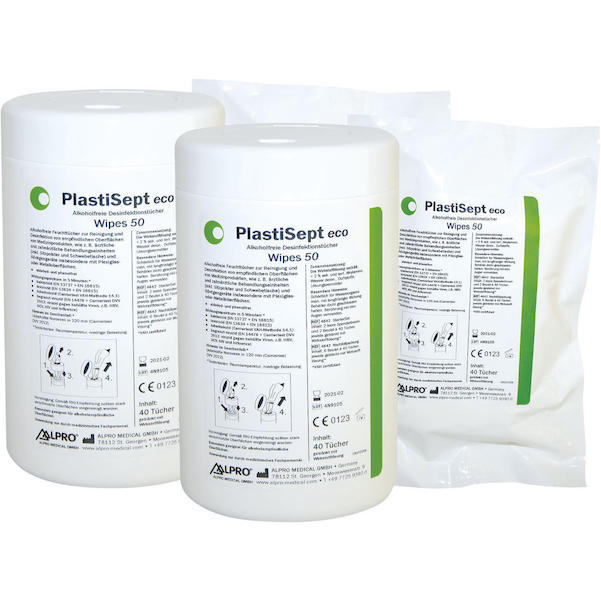 PlastiSept eco Wipes 50 - Starter Kit