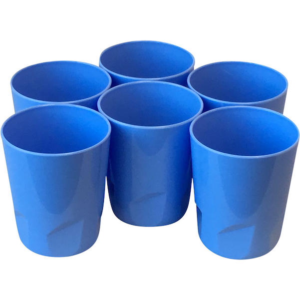 Mundspülbecher Color Mehrweg