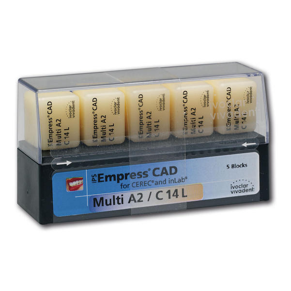 IPS Empress CAD Multi, C14L, 5 Stück