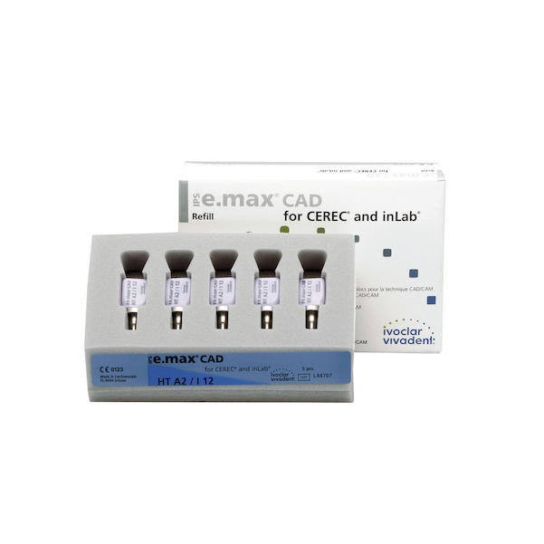 IPS e.max CAD Cerec/inLab HT, I12, 5 Stück