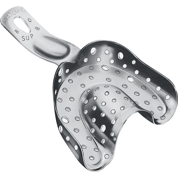 Abformlöffel rostfrei nach Ehricke - perforiert, bezahnt