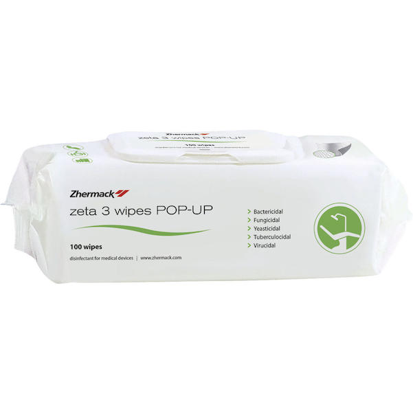 Zhermack zeta 3 wipes POP-UP