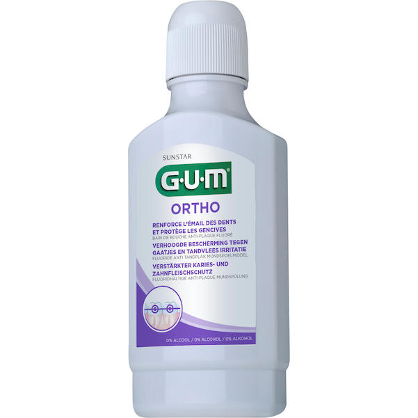 GUM® ORTHO Mundspülung