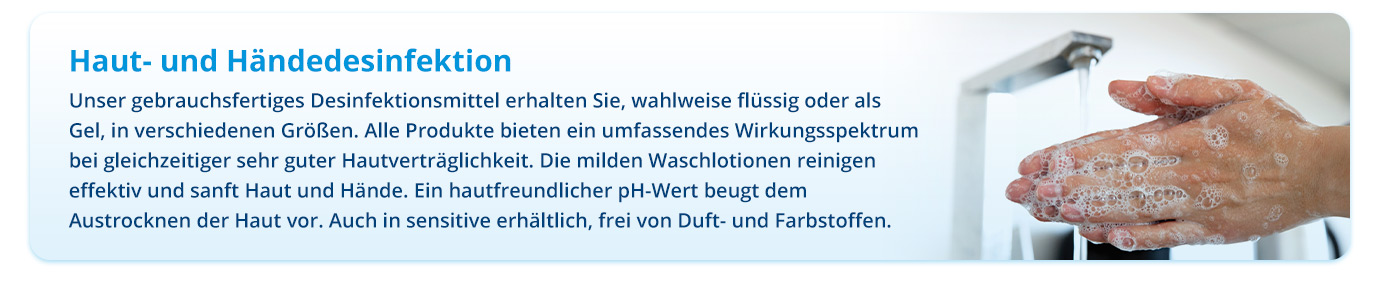 Haut- und Händedesinfektion von Cybertech Haut- und Händedesinfektion von Cybertech