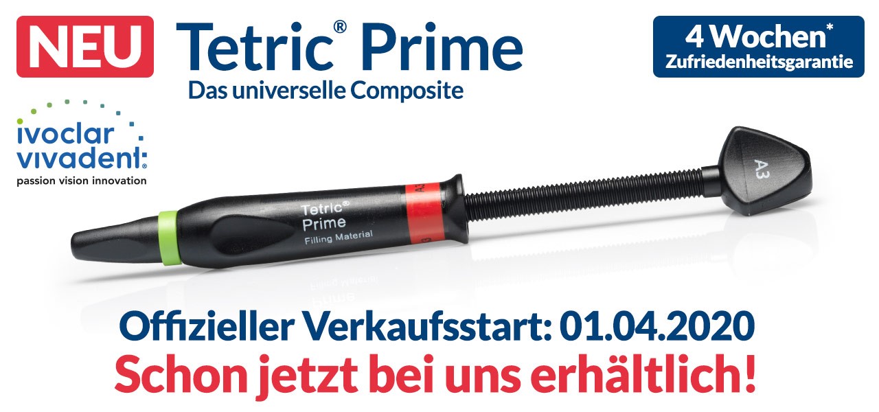 Tetric Prime - jetzt schon bei uns erhältlich - nordenta.de.